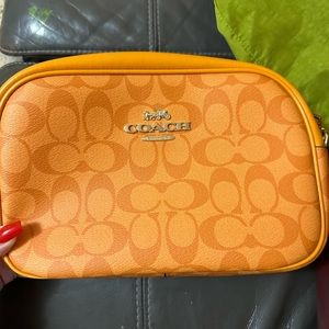 Coach crossbody orange